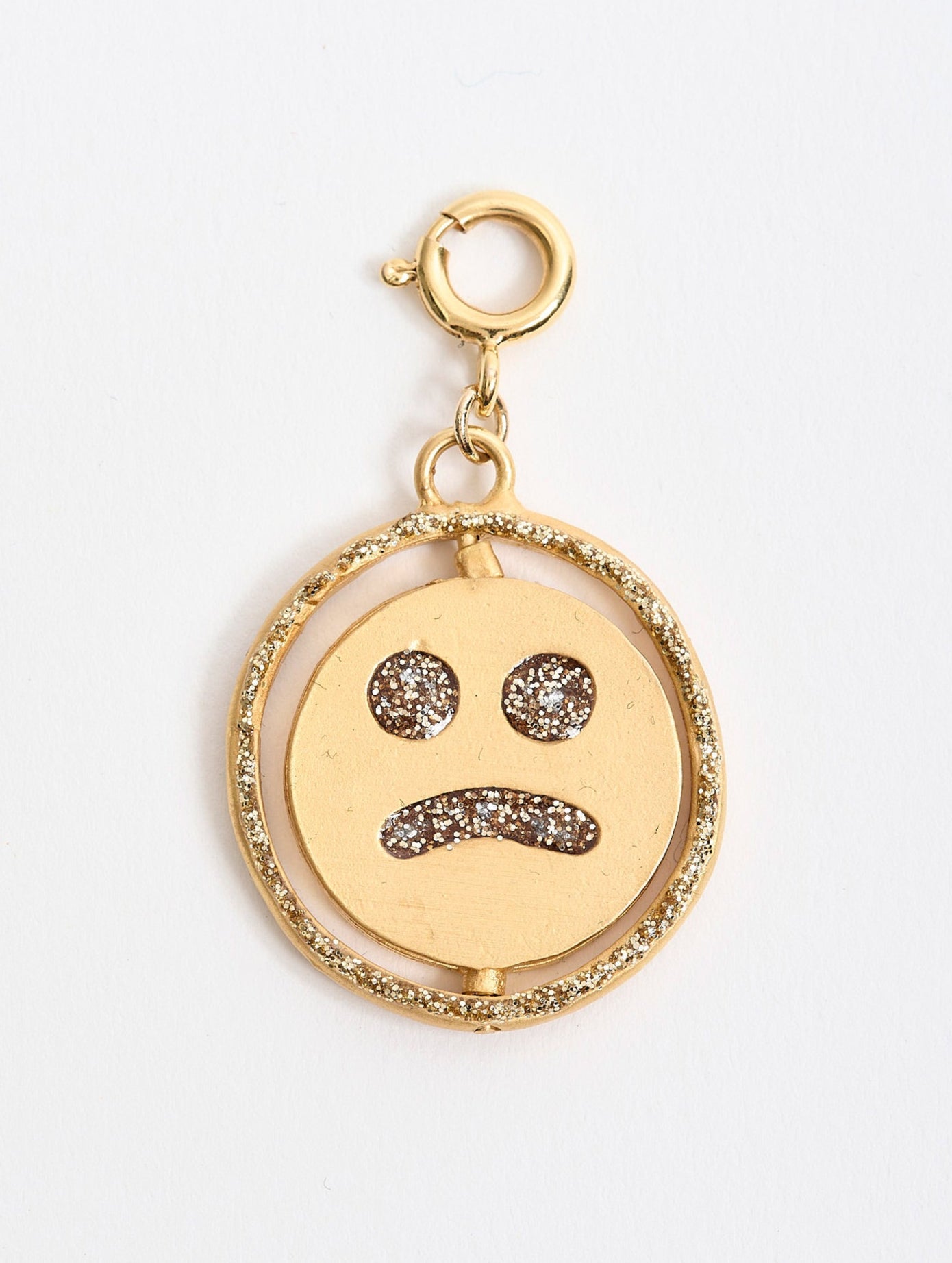 The Two Mood Smiley Charm