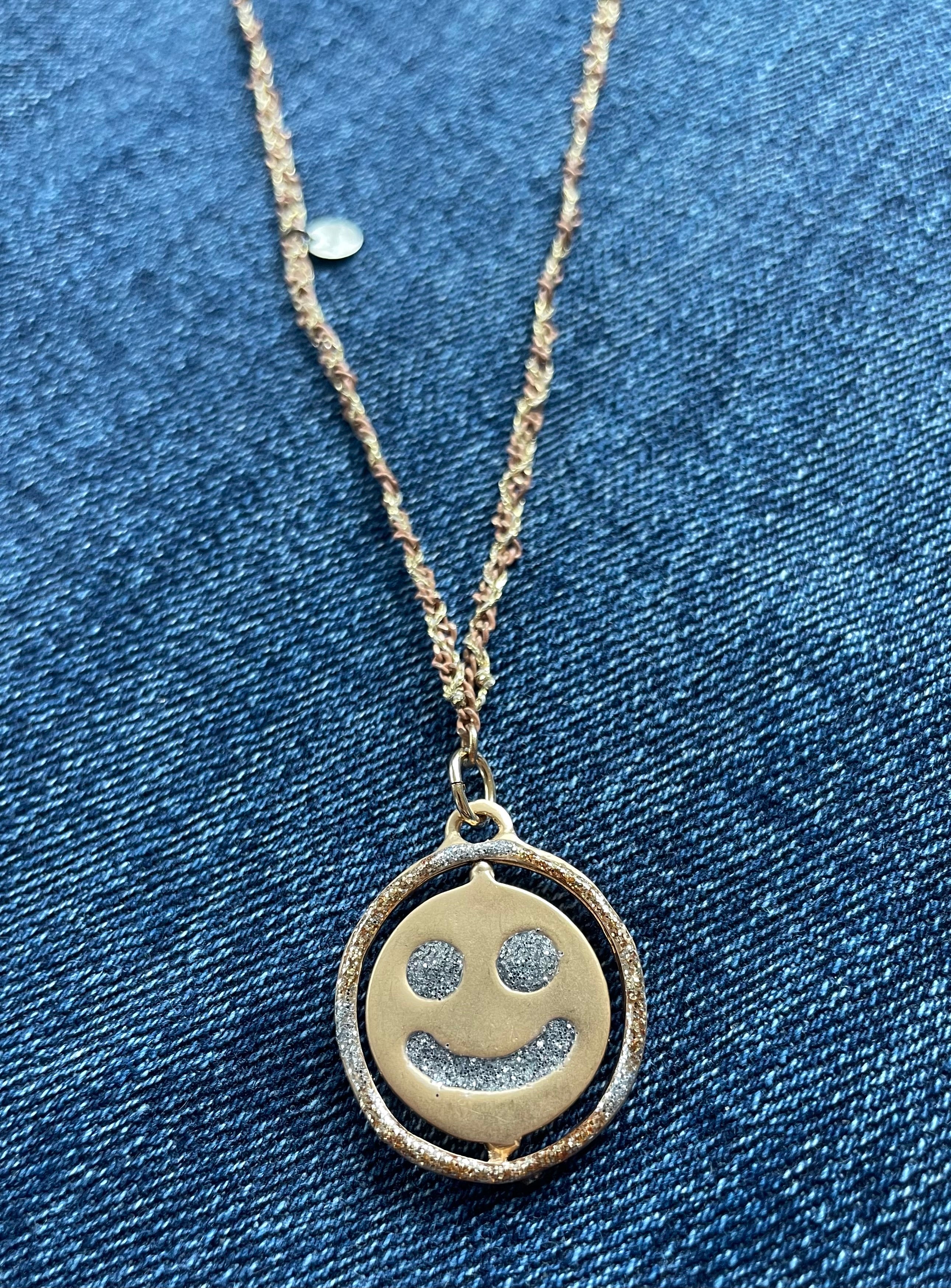 The Double Face Smiley Necklace