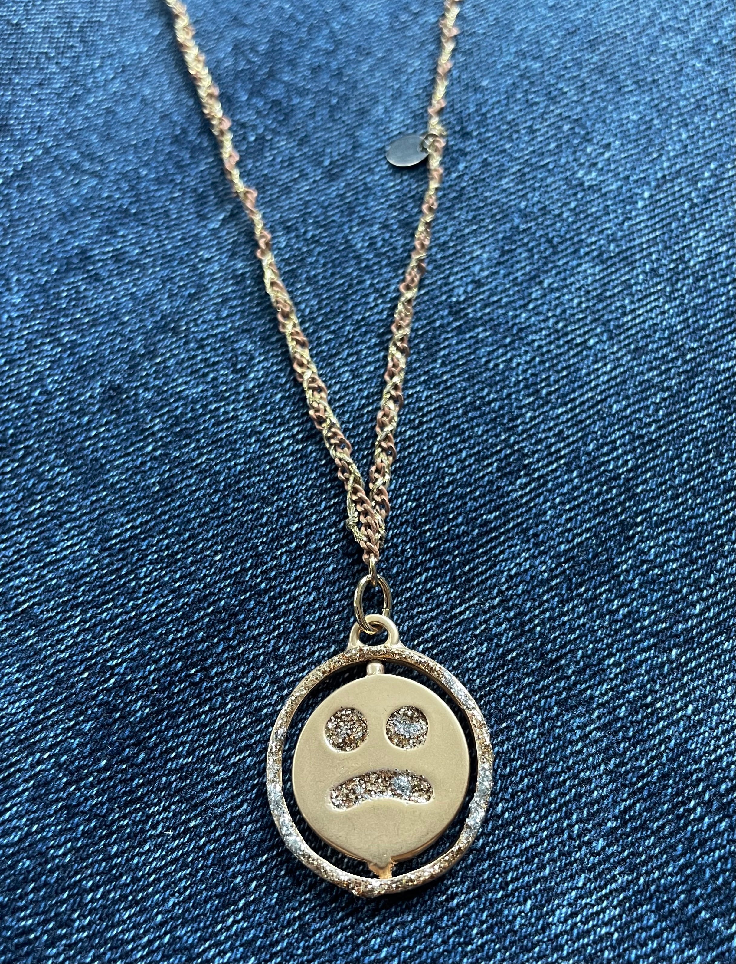 The Double Face Smiley Necklace